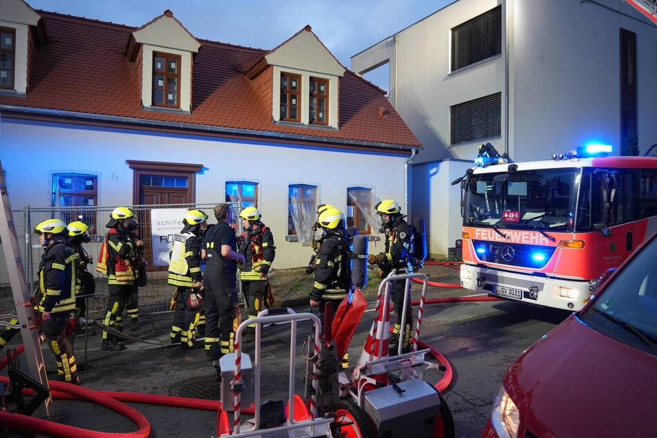 Die Feuerwehr war am Sonntagabend in Connewitz im Einsatz.