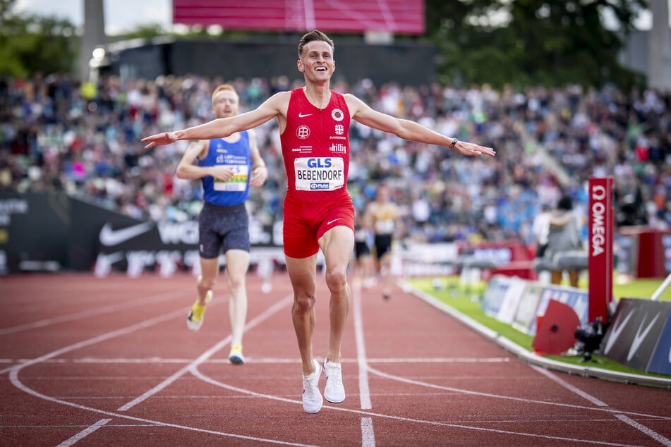 Zum souveränen DM-Sieg lief Karl Bebendorf (30) im August 2025 in Dresden.