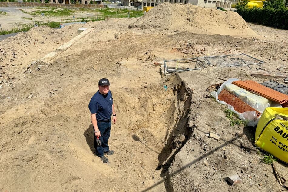 Hier wurde die Weltkriegsbombe gefunden.