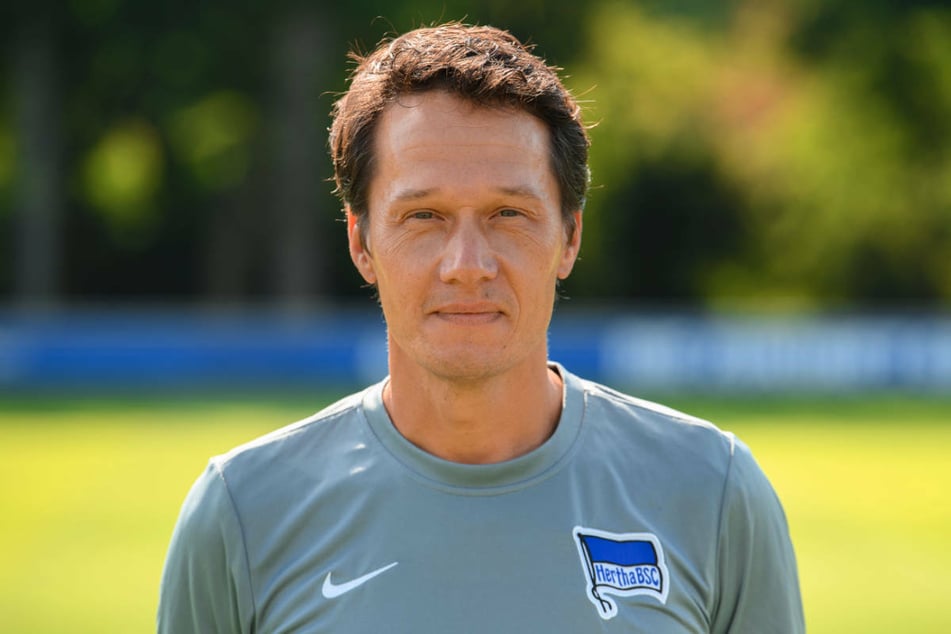 Herthas Athletik-Trainer Henrik Kuchno (47) kann die Spieler während der Quarantäne nur mit Online-Einheiten fit halten, sieht die Mannschaft aber auf einem guten Weg.