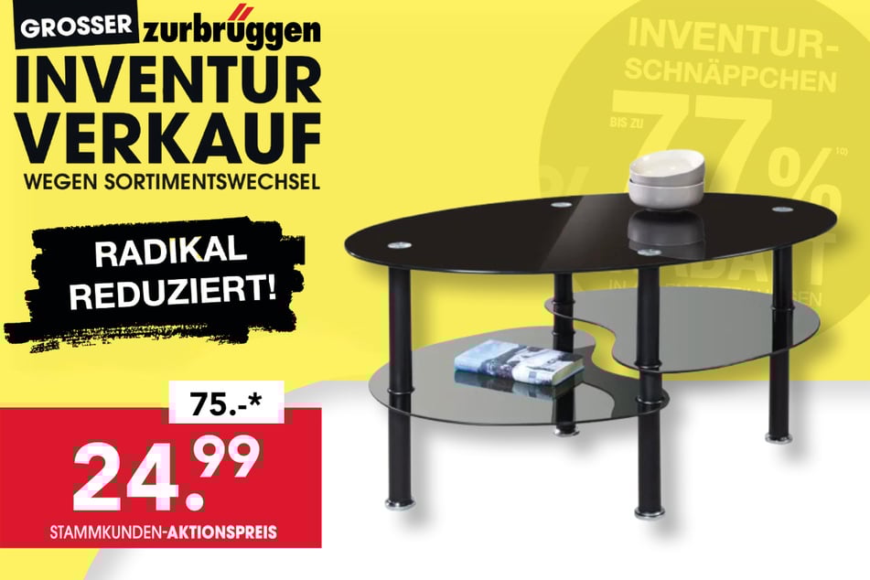 Der Z2 Couchtisch
für 24,99 Euro.