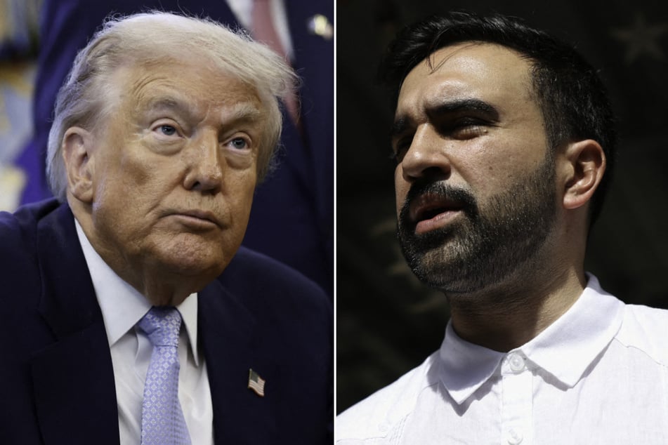 President Donald Trump (l.) has said he will "work something out" to speak with New York City Mayor-elect Zohran Mamdani.