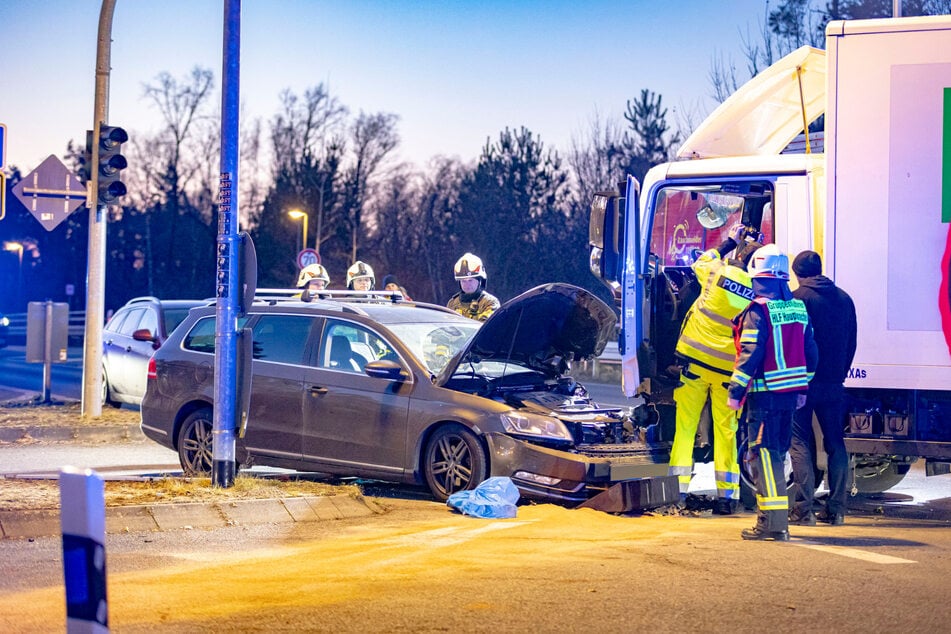 An der Kreuzung ging zeitweise nichts mehr.