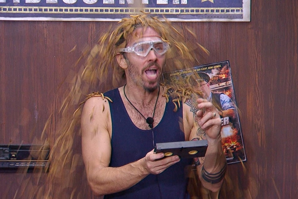 Auch für Gil regnete es Mehlwürmer.