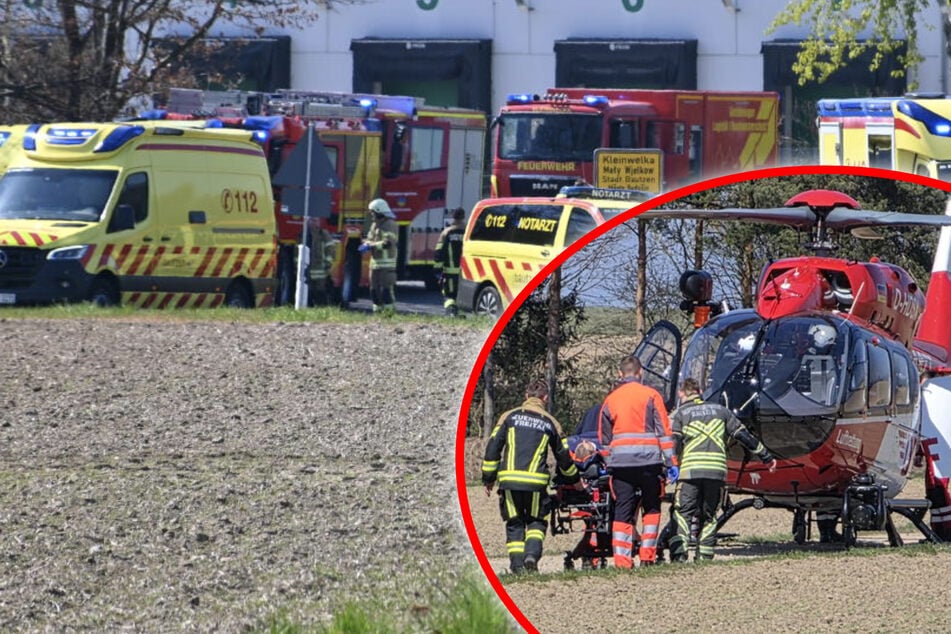 Horror-Unfall bei Bautzen: 17-Jähriger fährt zwei Fußgänger an