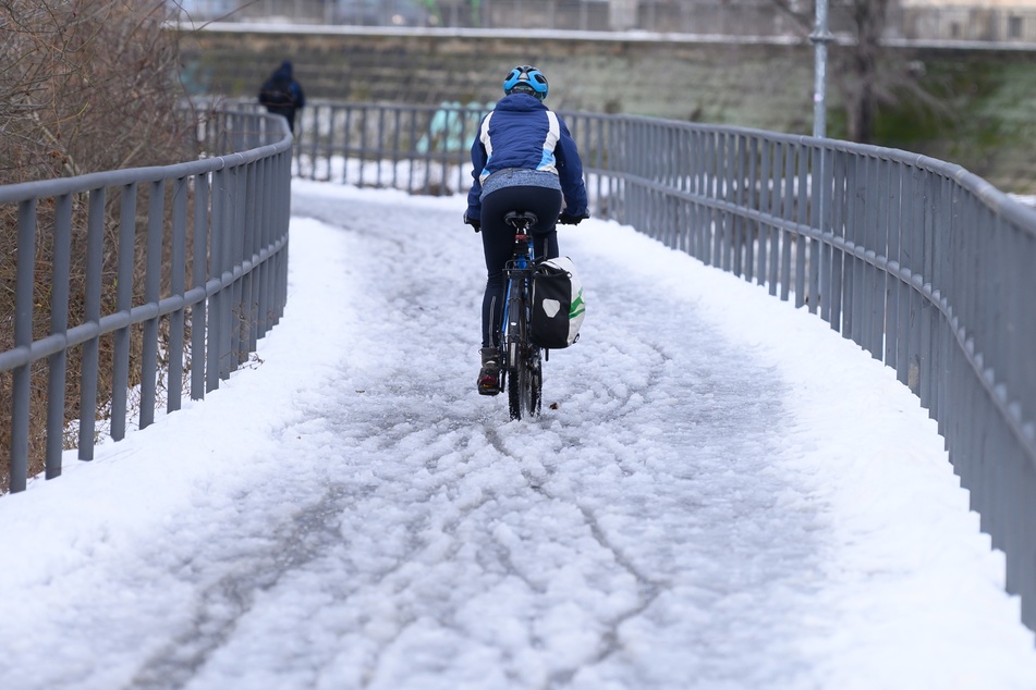 Das Fahrrad ist auch im Winter ein wichtiges Fortbewegungsmittel.