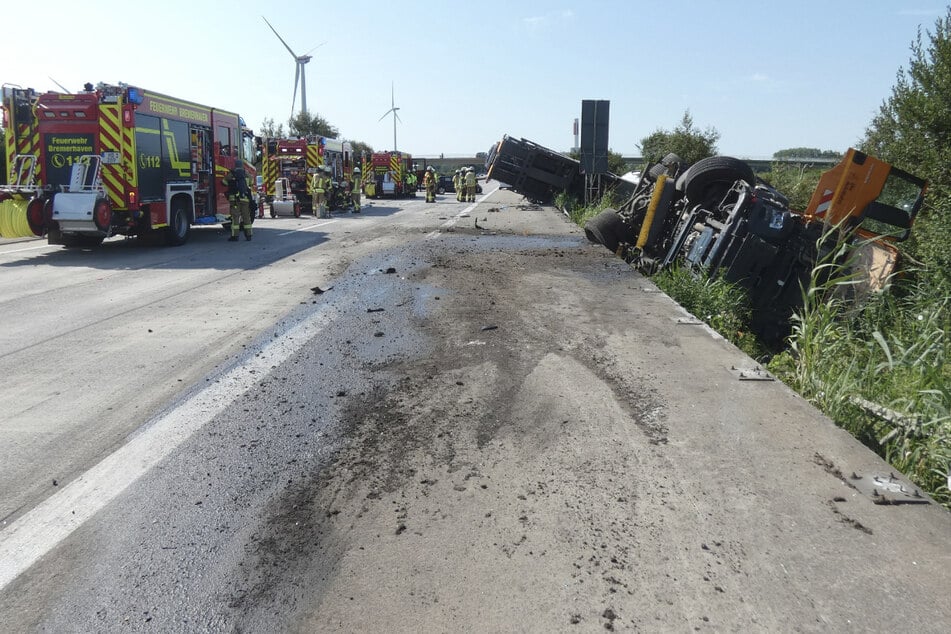 Ein Großaufgebot an Rettungskräften rückte an.