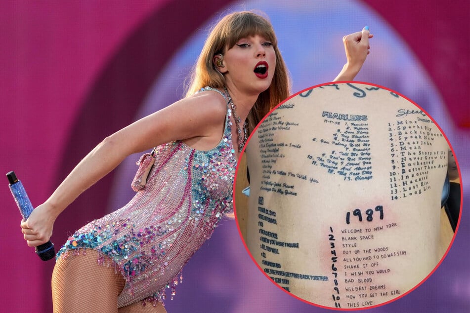 Taylor Swift fan's "extreme" back tattoo slammed as "tacky" by trolls