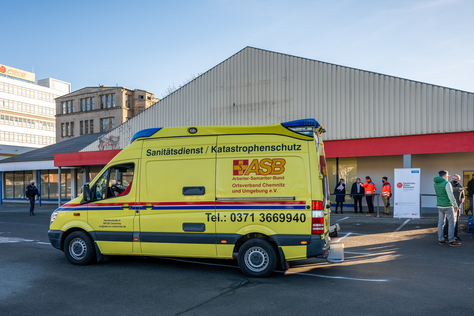 Das Chemnitzer Impfzentrum befindet sich im ehemaligen Netto-Markt in der Wilhelm-Raabe-Straße 6.
