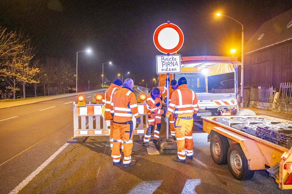 Die Spannbetonbrücke soll bis mindestens Jahresende für den gesamten Verkehr gesperrt bleiben!