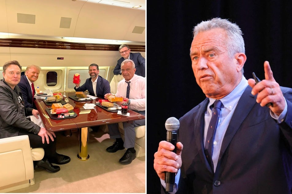 RFK Jr. faces uncomfortable questions after Trump Force One photo reveals meal choice