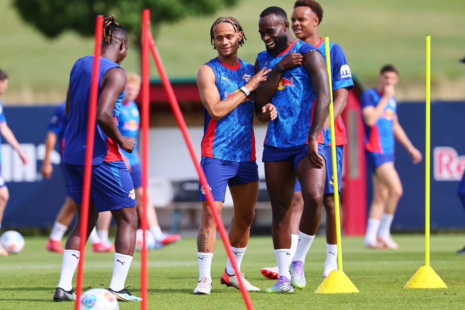 Bei der ersten Trainingseinheit am Mittwoch gab es viele lachende Gesichter.