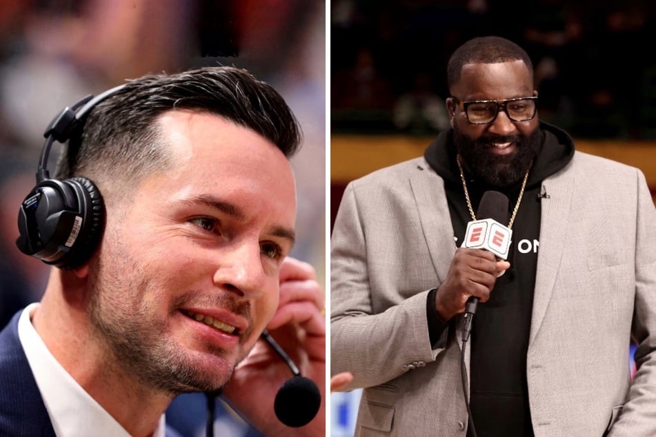 When the gentlemen of ESPN's First Take discussed the possibility of Nikola Jokić winning a third consecutive MVP trophy, hosts Kendrick Perkins (r) and JJ Redick (l) got into a heated debate.