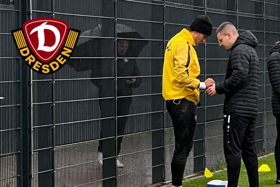 Sorge um Schreiber: Dynamos Keeper muss Training abbrechen