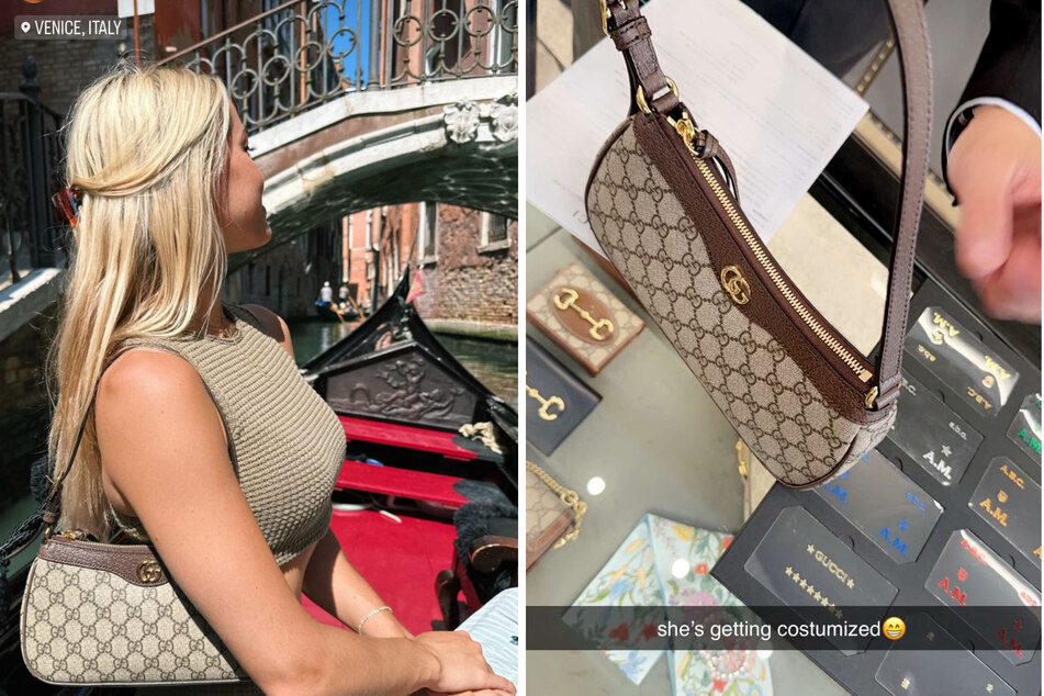 LSU gymnast Olivia Dunne purchased a Gucci purse and had the bag customized with her initials.