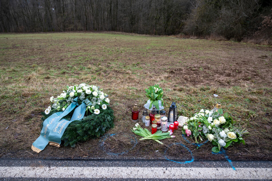An diesem Ort wurden die beiden Polizisten nahe Kusel in der Pfalz kaltblütig ermordet.