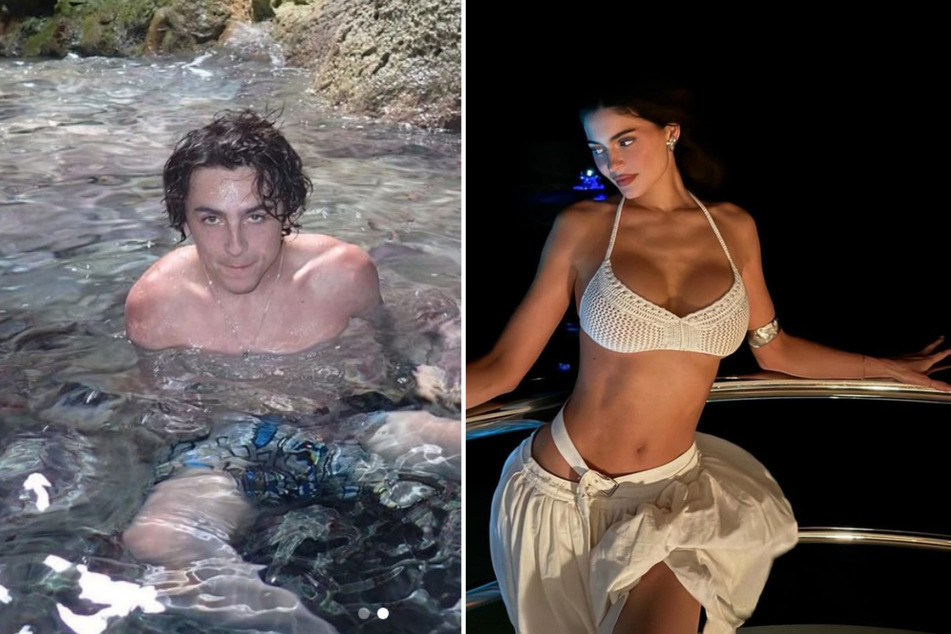 Kylie Jenner (r.) and Timothée Chalamet's ultra-private romance is reportedly heating up, as the Dune actor is said to have joined Kylie on her recent birthday getaway!