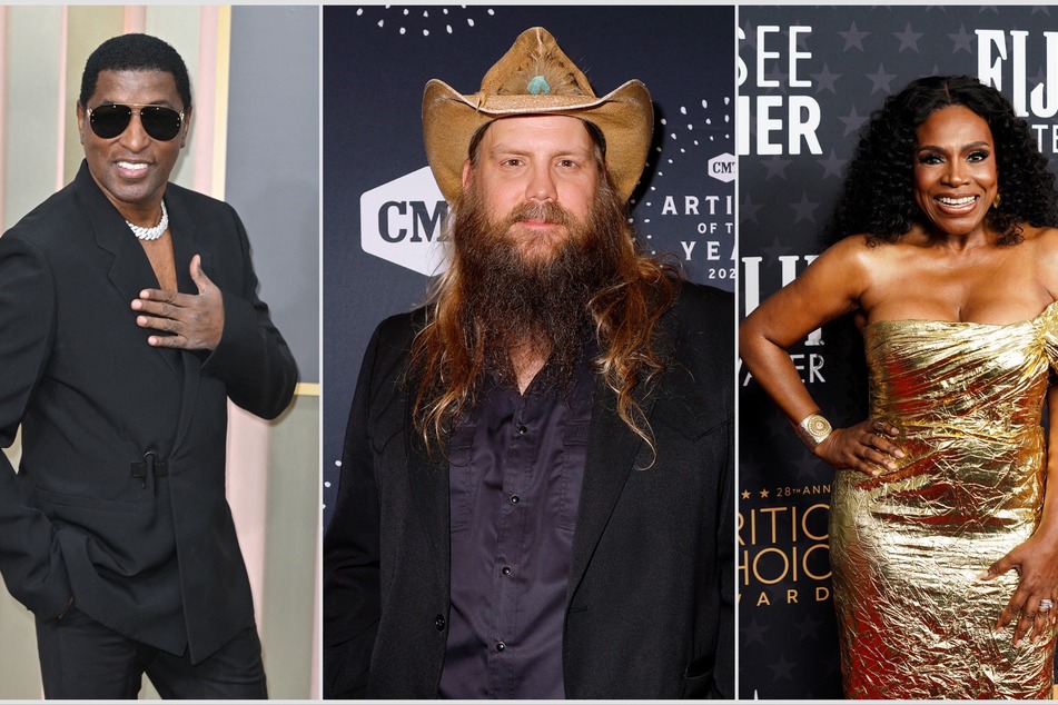 (From l to r:) Kenneth "Babyface" Edmonds, Chris Stapleton, and Sheryl Lee Ralph have been tapped to singer before the 2023 Super Bowl.