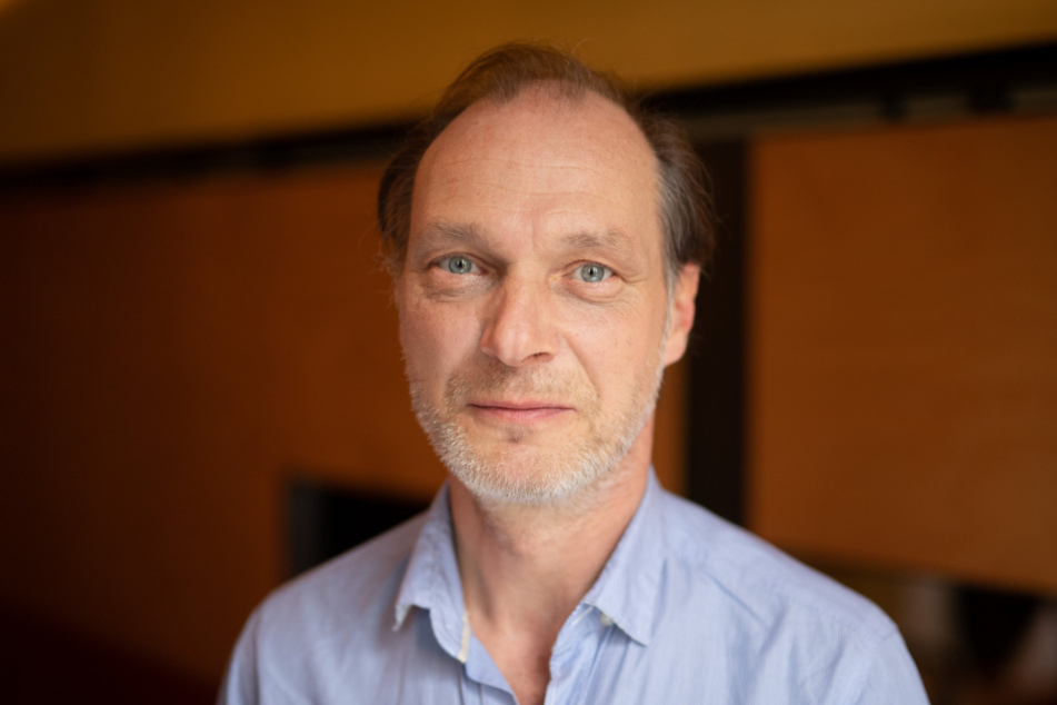 Schauspieler Martin Brambach am Rande eines Fototermins 2019 in Hamburg.