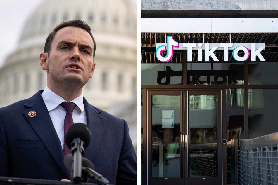 US lawmakers – including House Select Committee Chair on the Chinese Communist Party Mike Gallagher (l.) – moved Wednesday to pressure TikTok to sever ties with its Chinese parent company ByteDance or else risk being banned.