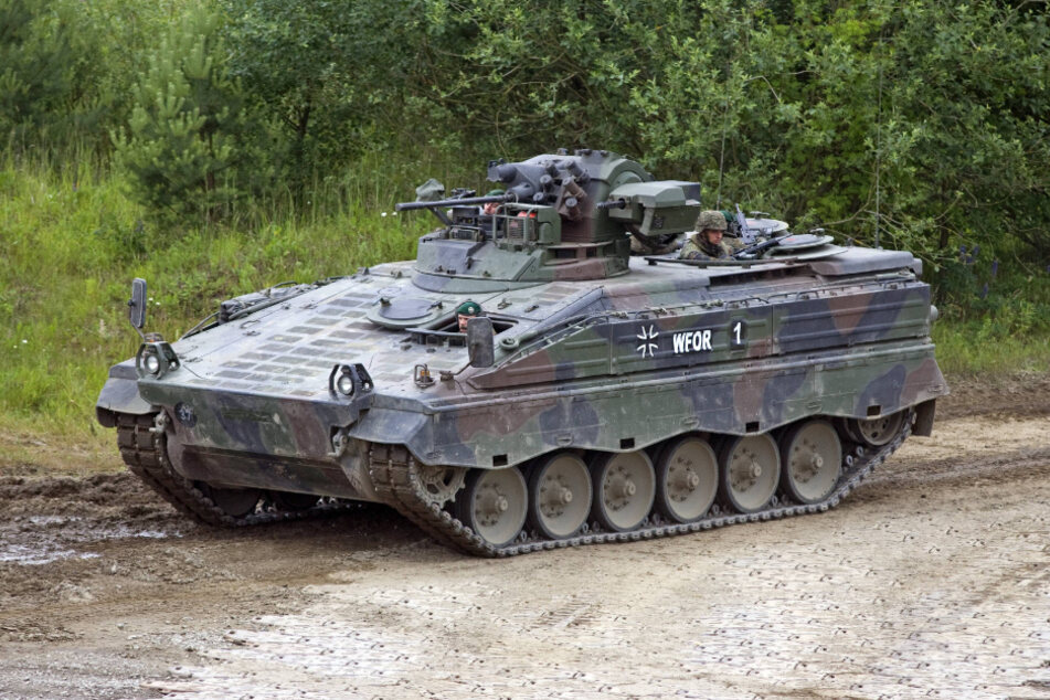 Der Marder ist ein Schützenpanzer. Er gilt zwar als veraltet, aber auch als robust und zuverlässig - wenn er funktioniert.