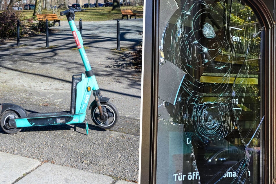 Chemnitz: E-Scooter geklaut und Scheiben eingeschlagen: Tatverdächtiger in Chemnitz festgenommen