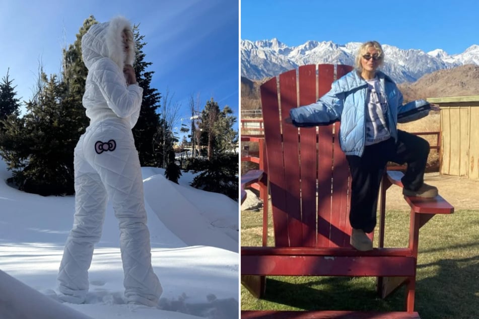 Sabrina Carpenter shared photos on Instagram of her recent winter getaway!