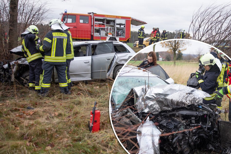 Autofahrer knallt gegen Baum und wird schwer verletzt
