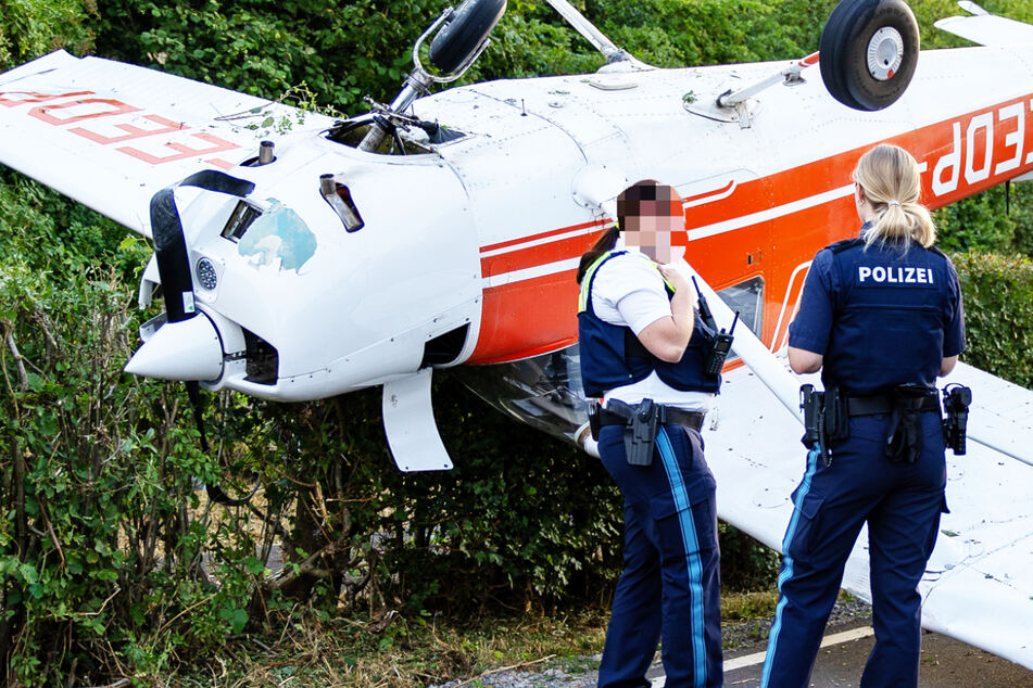Flugzeugabsturz in Unterfranken: Polizei ermittelt
