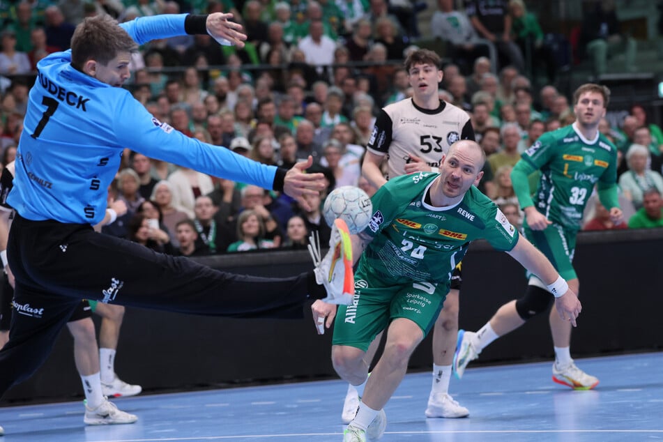 BHC-Keeper Christopher Rudeck (l.) kam auf stolze 17 Paraden und bewies seine starke Form. (Archiv)