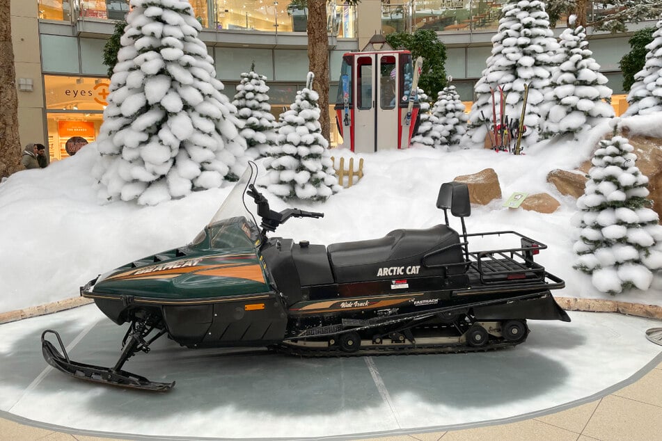 Schneeeinbruch in diesem Leipziger Einkaufszentrum