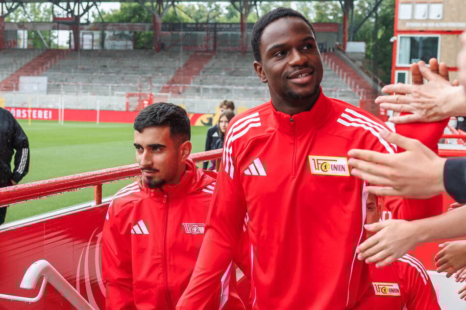 Livan Burcu (l.) und Ilyas Ansah (beide 21) begehen bei Union Berlin gemeinsam den Fastenmonat Ramadan.