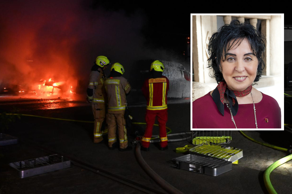 Emine Demirbüken-Wegner (62, CDU), Bezirksbürgermeisterin von Reinickendorf, hat sich zu der Brandstiftung auf dem Amazon-Gelände geäußert.