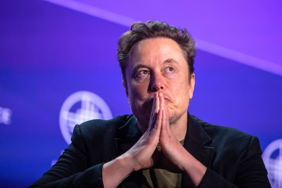 Elon Musk speaking at the Milken Institute's Global Conference in Beverly Hills, California on May 6, 2024.