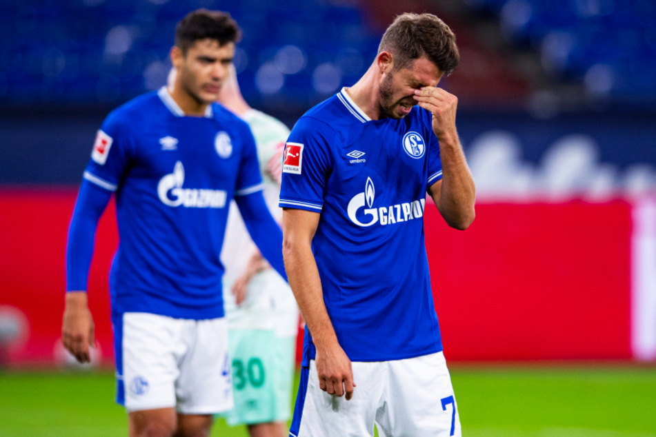 Zum Verzweifeln! Mark Uth erzielte zwar den Schalker Ehrentreffer und damit das erste Saisontor, konnte die klare Niederlage aber doch nicht verhindern.
