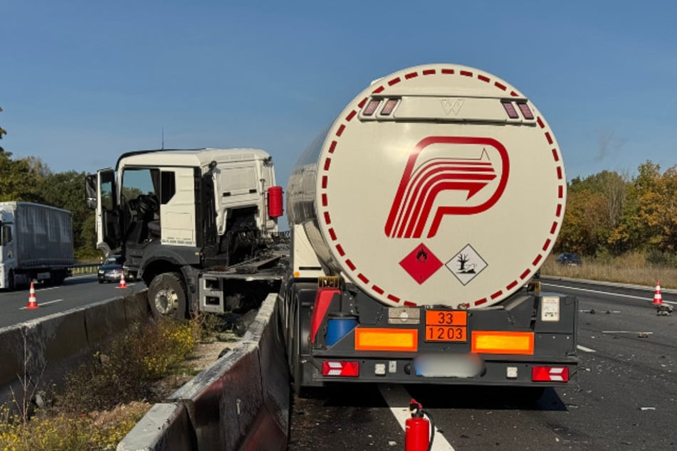 Auch ein Lastwagen wurde von der Geisterfahrerin gerammt.