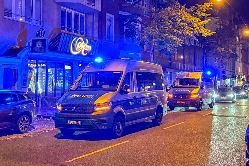 Die Polizei war mit einem Großaufgebot im Einsatz.