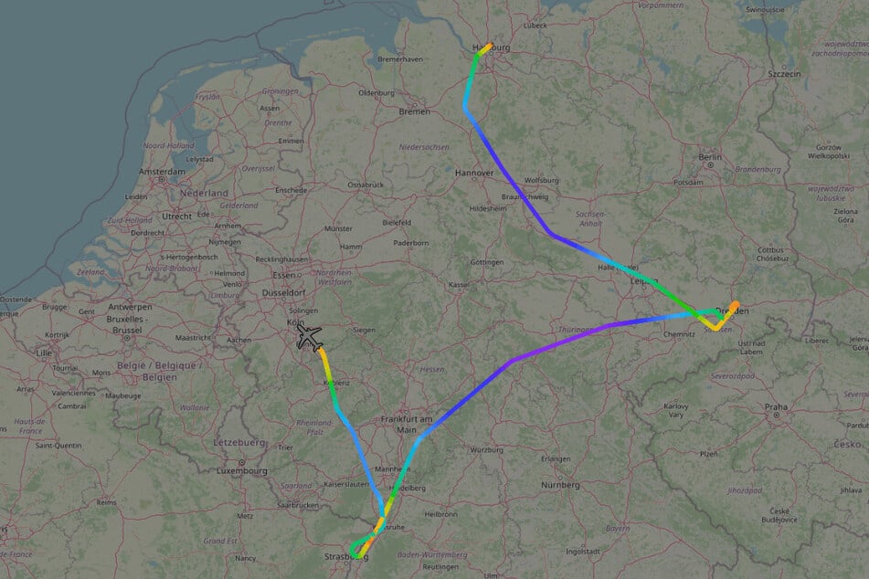 Das Training begann in Hamburg, endete in Köln/Bonn am Sitz der Flugbereitschaft.