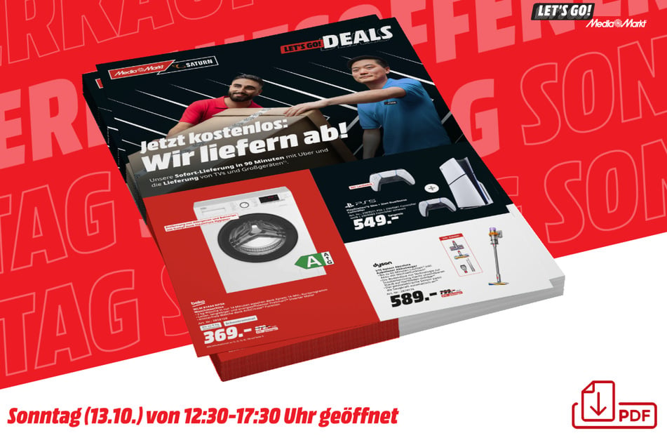 Diese Angebote gelten bis einschließlich Sonntag (13.10.) bei MediaMarkt Fellbach.