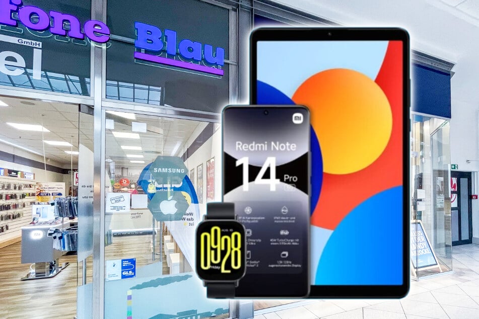 Xiaomi Redmi Note 14 Pro plus Watch und Tablet bei Blau im Bundle für 25 Euro