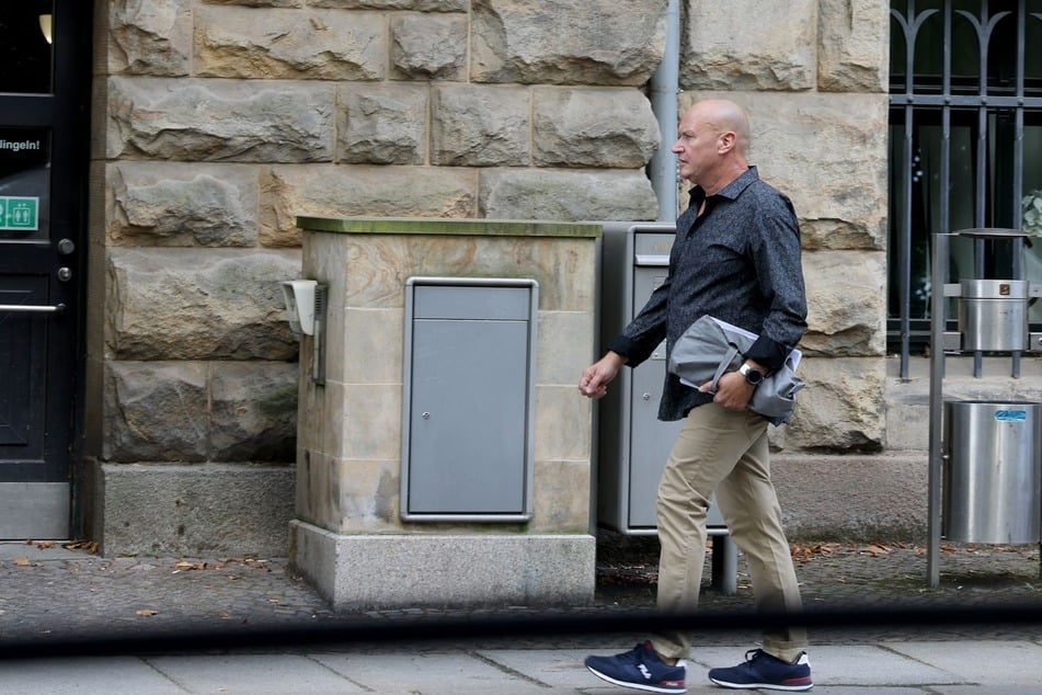 Müllers Ex-Partner Mike Blümer (58) war am Donnerstag am Amtsgericht Leipzig dabei. (Archivbild)