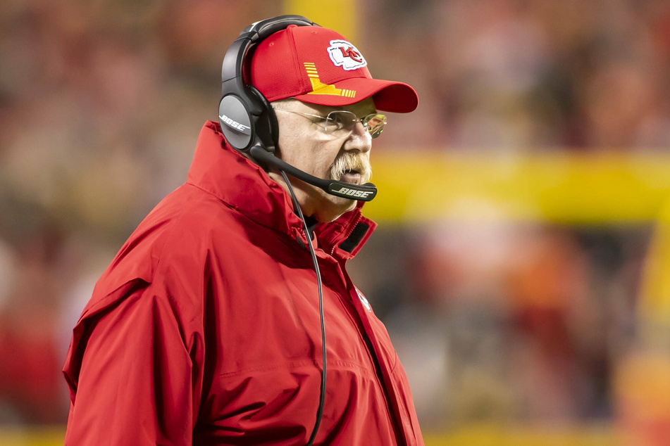 Kansas City Chiefs head coach Andy Reid led his team to their fourth AFC title game in a row after beating the Bills on Sunday.