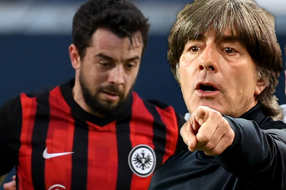Beruft Bundestrainer Joachim "Jogi" Löw (61, r.) Eintracht Frankfurts Dribbelkünstler Amin Younes (27) wieder für die DFB-Auswahl? (Bildmontage)