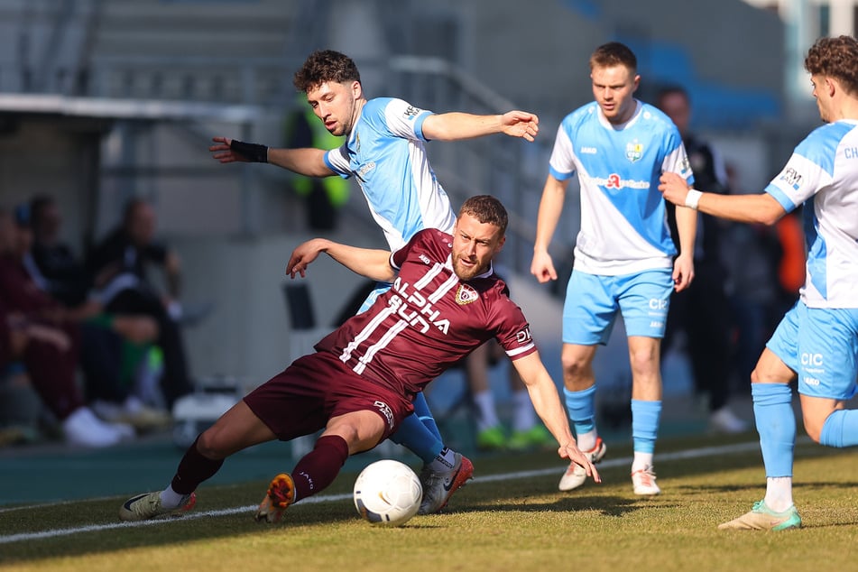Grözinger (u.) spielte vor seiner Zeit in Leipzig beim BFC Dynamo.