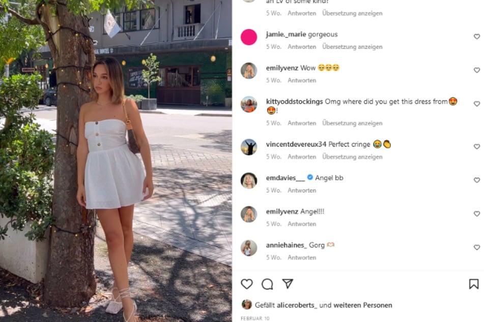 Auf Instagram zeigt sich Bella Varelis (28) gern in hübschen sommerlichen Outfits.
