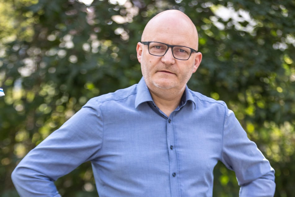 Wartet sehnsüchtig auf die Fertigstellung: Cotta-Stadtbezirksbeirat Torsten Nitzsche (50, Freie Wähler).