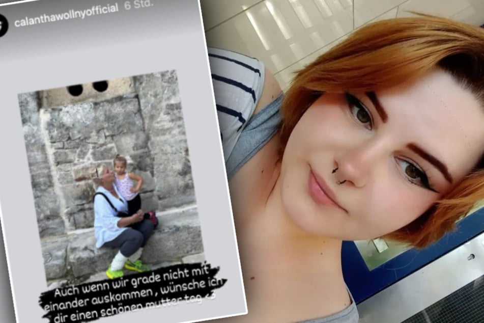 Calantha Wollny (23) hatte ein Foto von Mama Silvia (59) und Töchterchen Cataleya (5) zu den Zeilen geteilt.