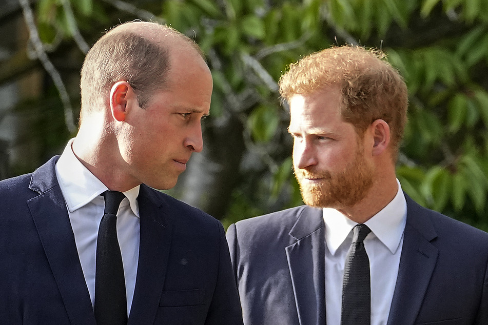 Auch zwischen den Brüdern Prinz Harry (39, r.) und Prinz William (41) herrscht dicke Luft.