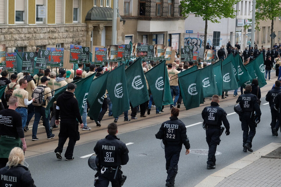 Am 1. Mai 2019 sorgte der Aufmarsch des "Dritten Wegs" für bundesweite Empörung.