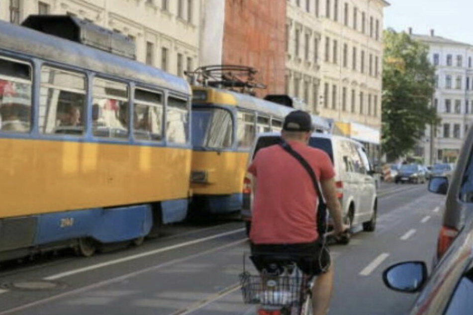 Die Jahnallee gilt als Unfallschwerpunkt in Leipzig.